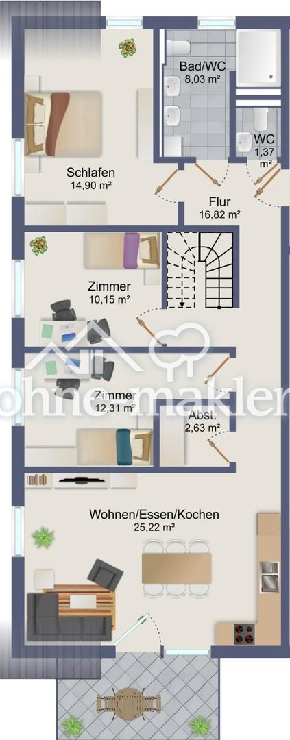 Grundriss 1.DG