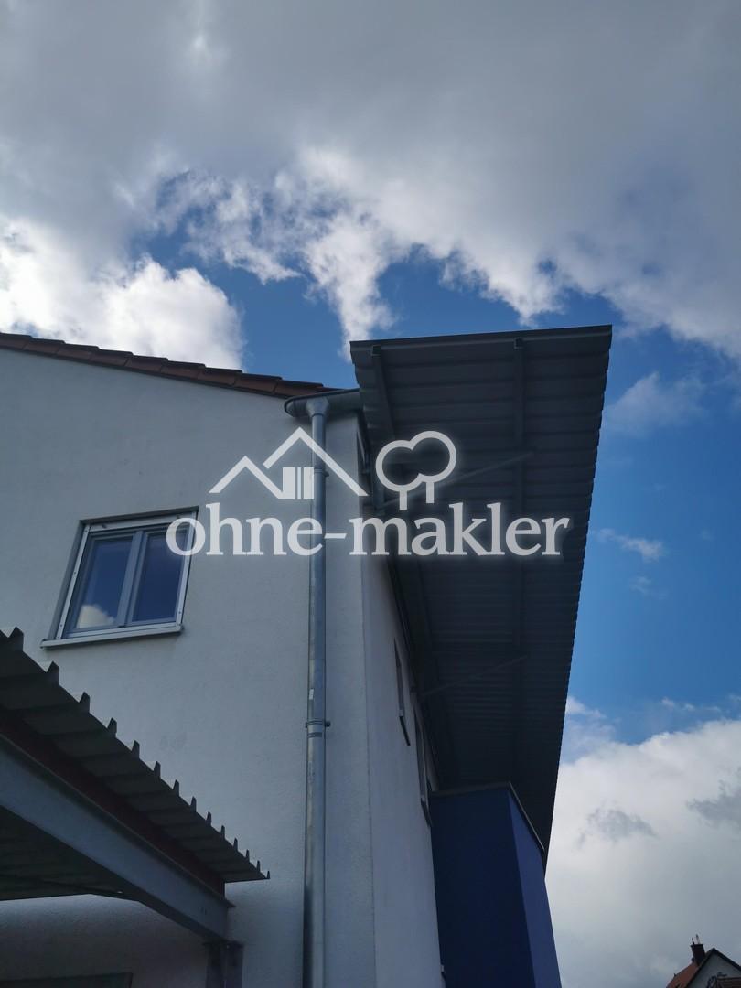 Untersicht Vordach Nordseite