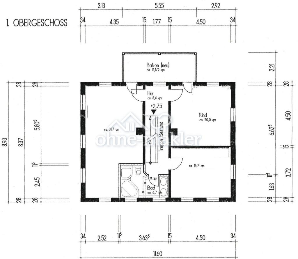 Grundriss 1.OG