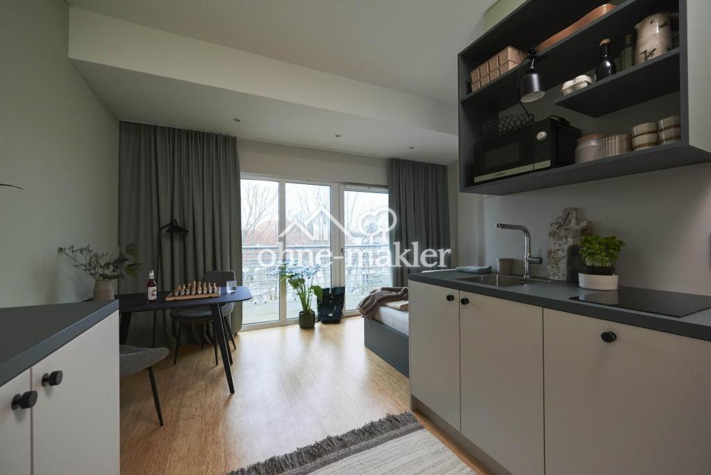 Ich biete eine schöne, vollmöblierte 1-Zimmer-Wohnung in Berlin Oberschönweide zur Miete an. - Photo 1