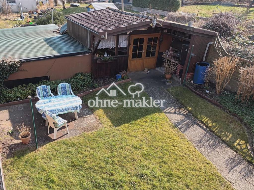 Gartenansicht vom Balkon