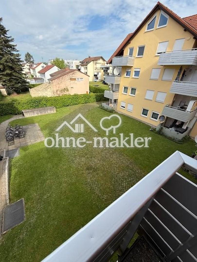 Blick vom Balkon