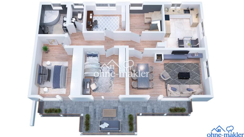Grundriss 3D Modell