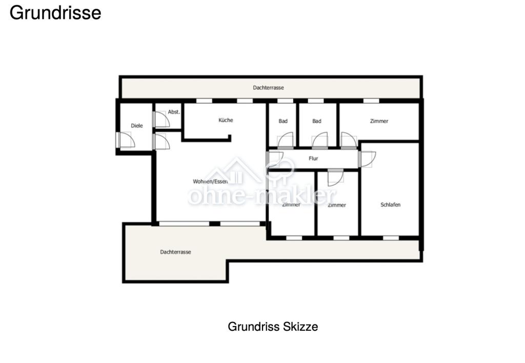 Grundriss Skizze
