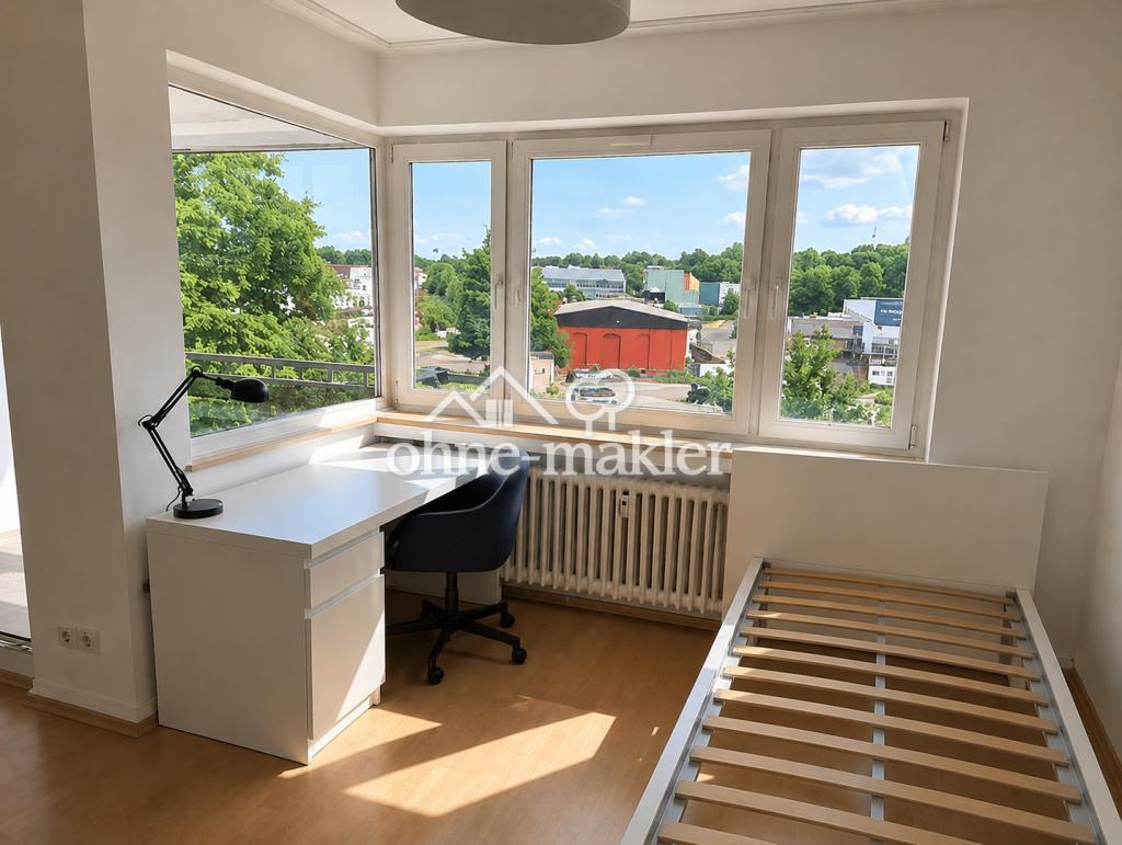 Schöne möbelierte 1-Zimmerwohnung mit Balkon - Foto 2