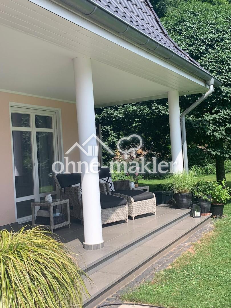 Überdachte Terrasse Süd