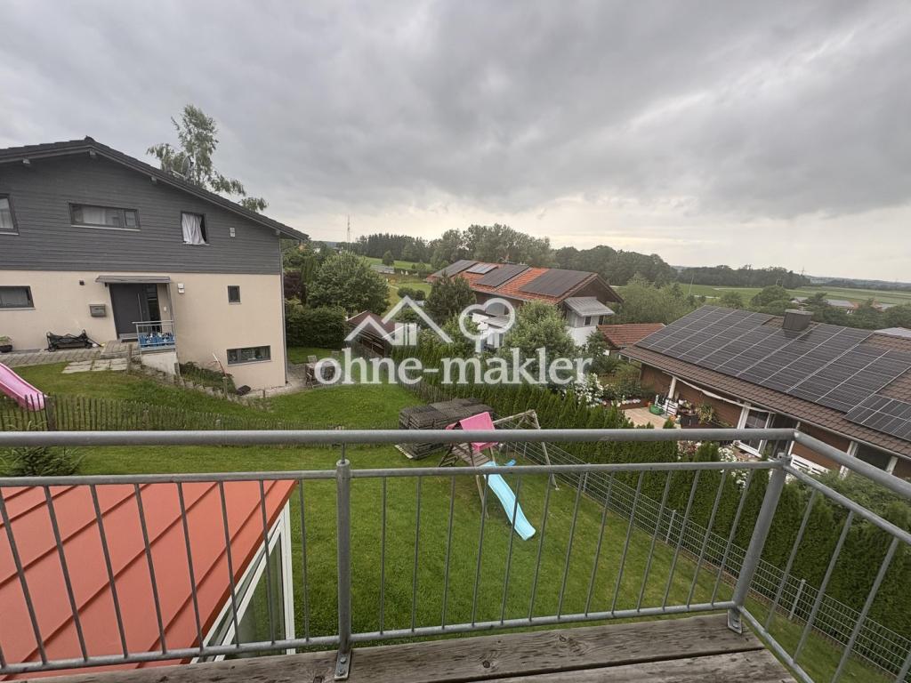 Blick vom Balkon