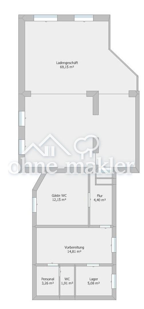 Grundriss Ladenfläche