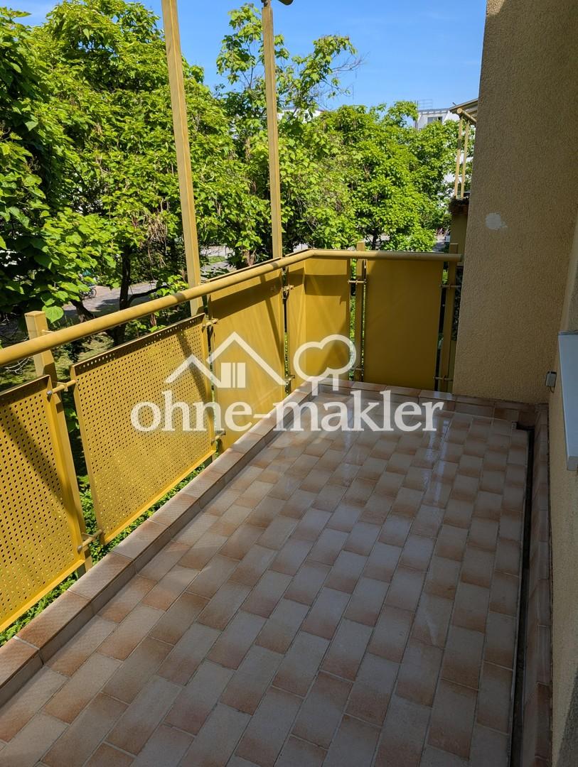 Balkon mit Westausrichtung