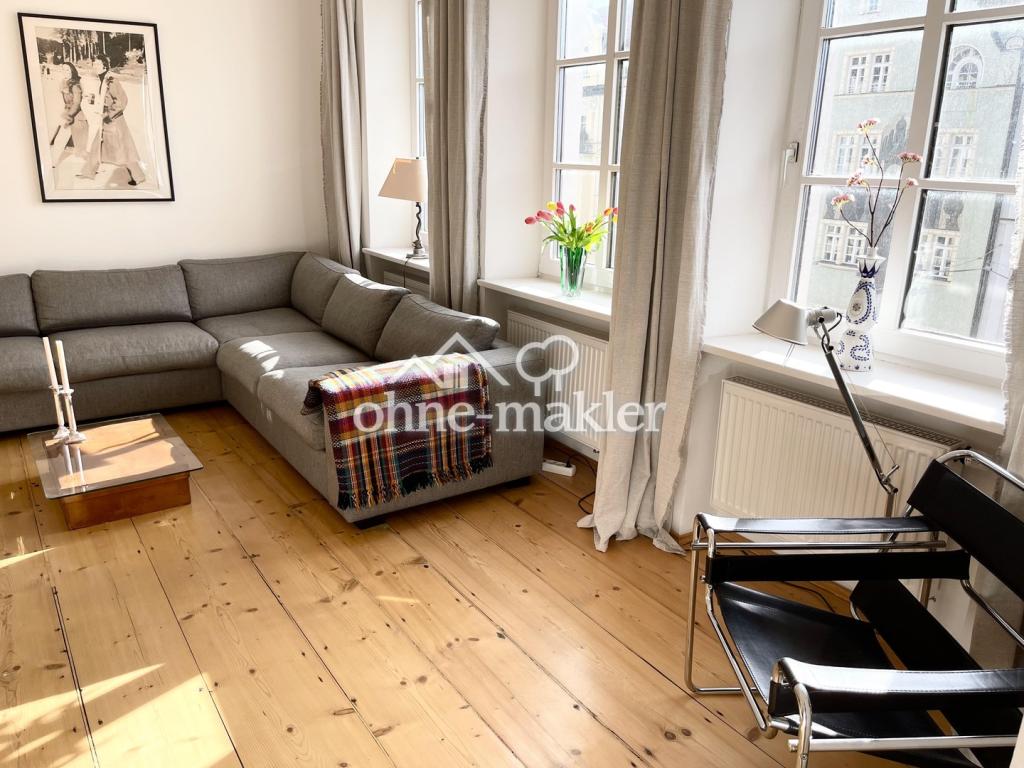 Lehel am Isartor. Zentrale Bestlage. Neu hochwertig möblierte 3,5 Zimmer. Großer Garten. Ab 3 Monate - Foto 4