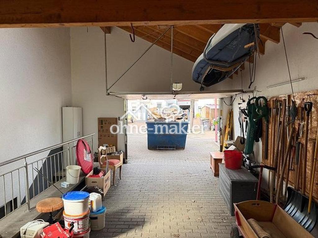 Blick aus der Garage