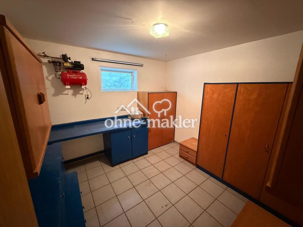Kellerraum, auch Werkstatt