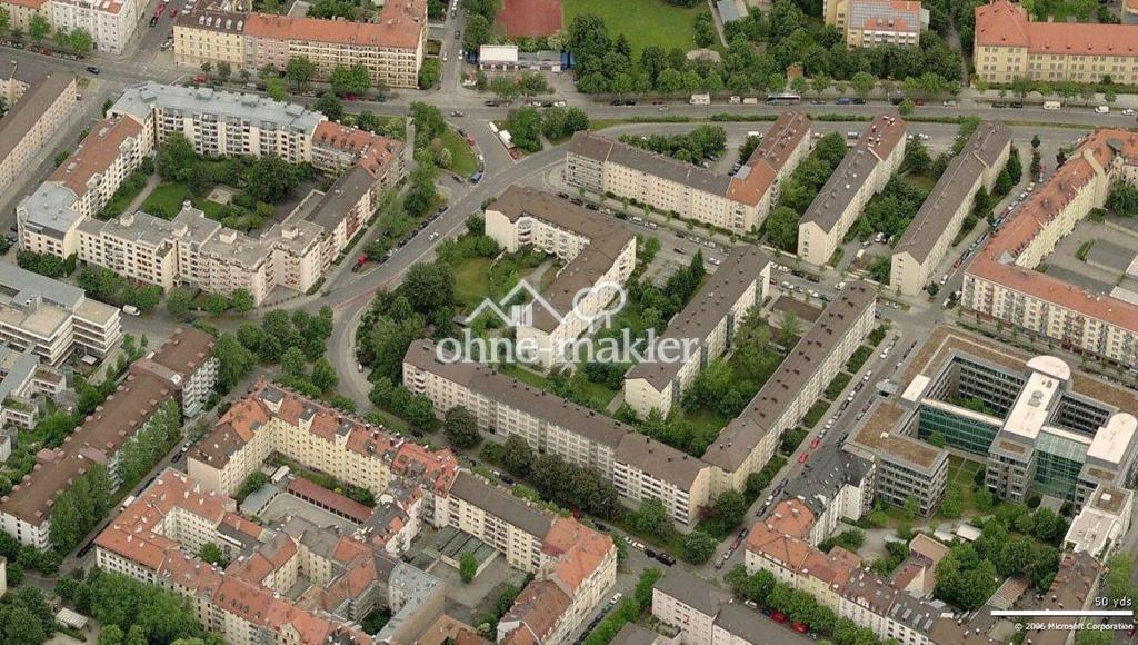 Obergiesing: Möbliertes 1-Zi.-Apartment mit Südbalkon zum Innenhof - Foto 3