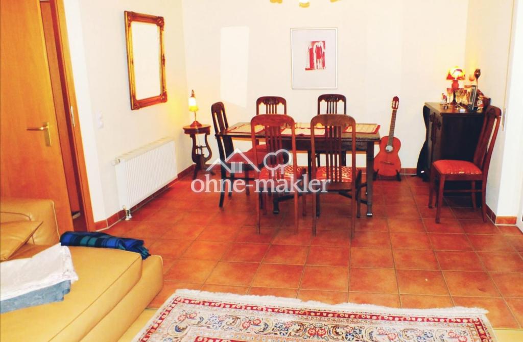 Essbereich im Wohnzimmer