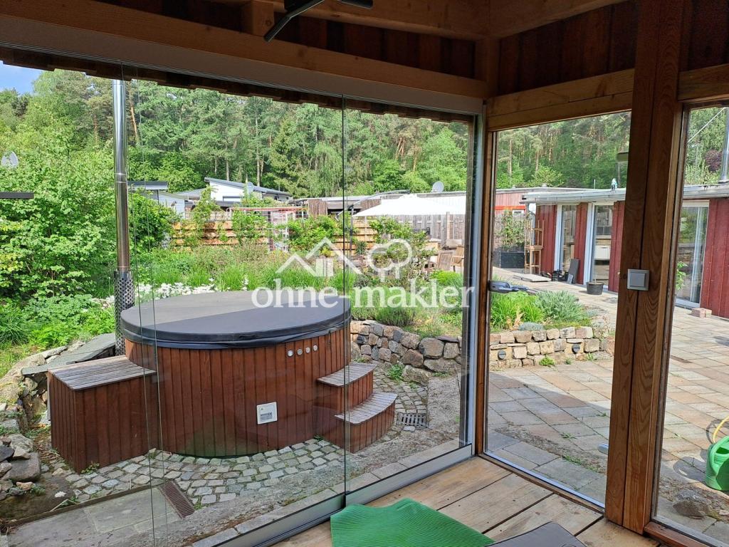 Panorama Blick aus Sauna-Hütte