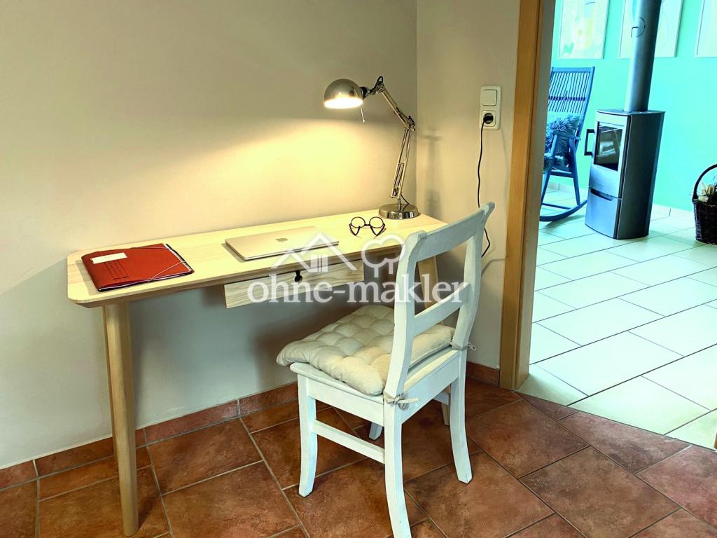 Arbeitsplatz im Schlafzimmer