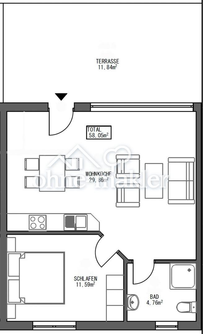Grundriss Ferienwohnung