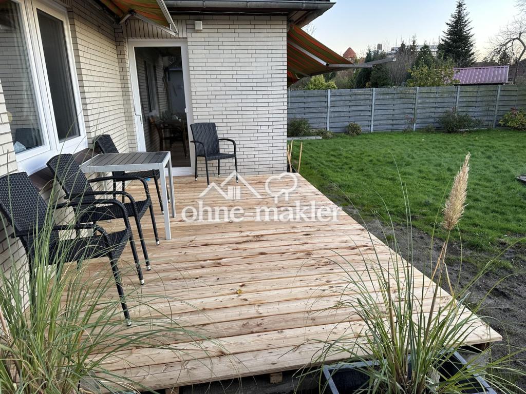Terrasse mit schönem Holz