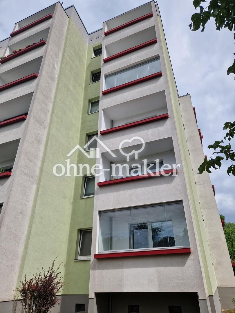Blick zur Wohnung