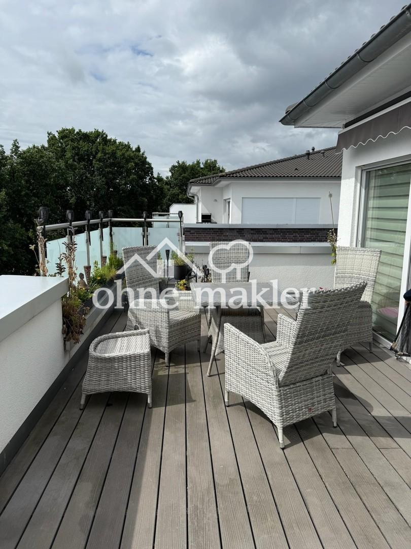 Dachterrasse Westansicht