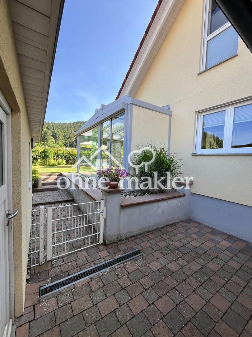Westseite Zugang zum Garten