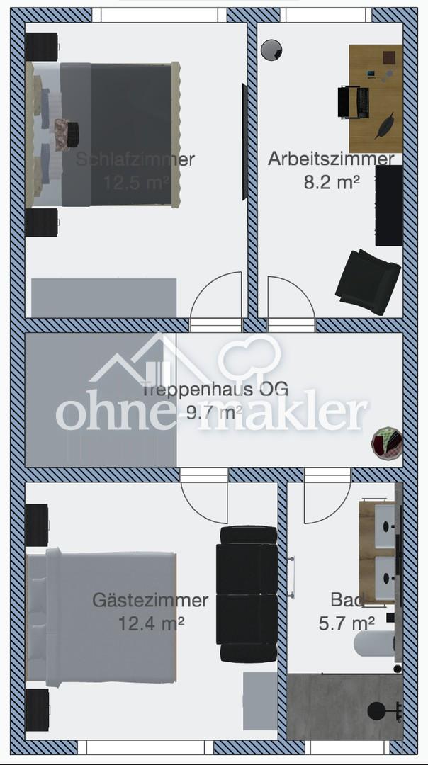 Grundriss Obergeschoss
