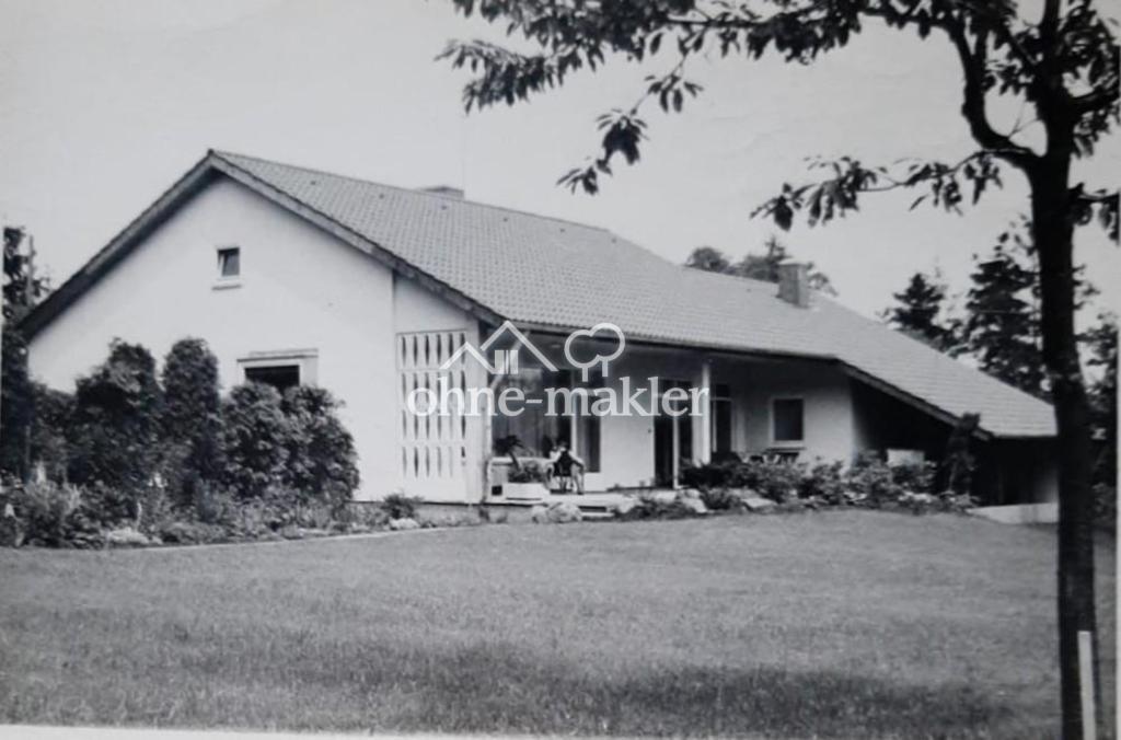 früher ohne Bäume u. Büsche