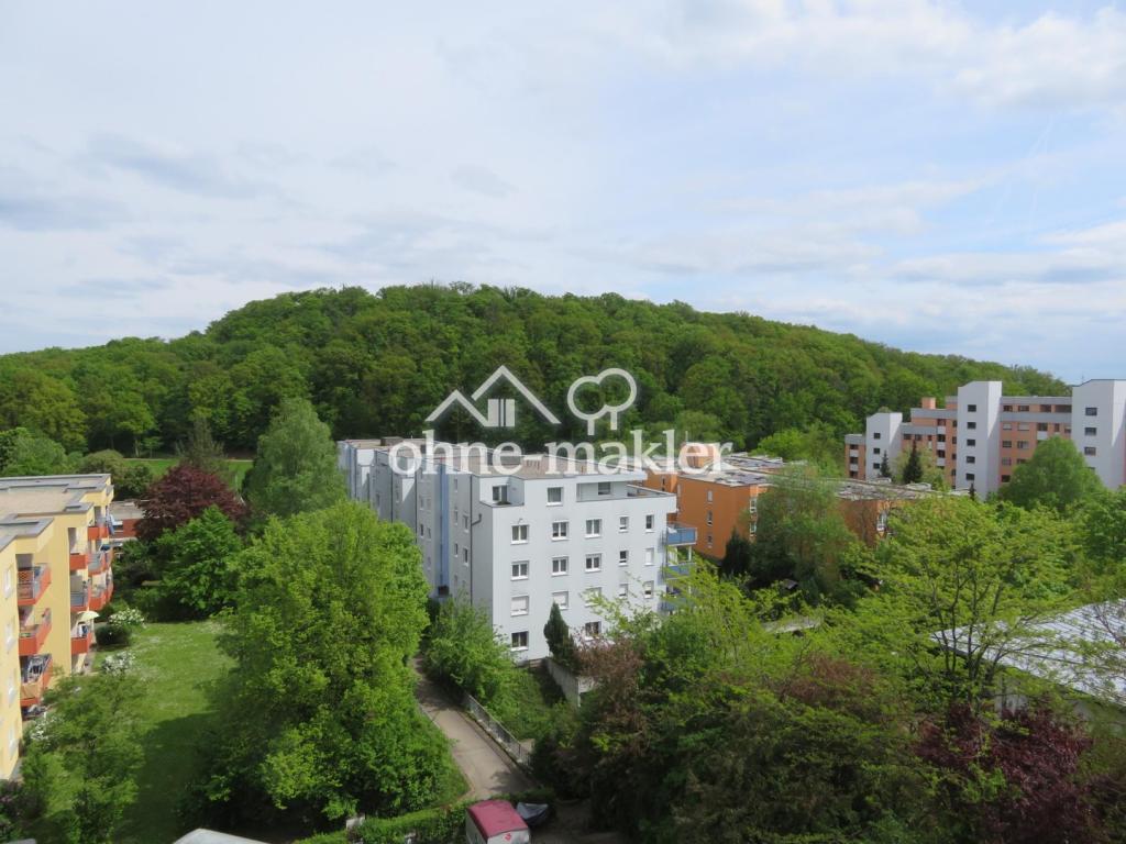 Blick vom Balkon