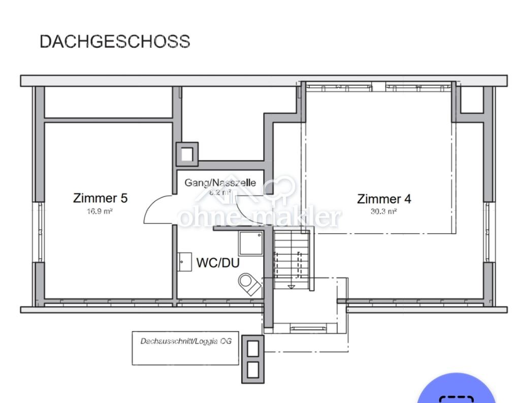 Grundriss Dachgeschoss