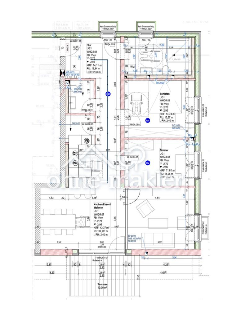 Grundriss Wohnung 4
