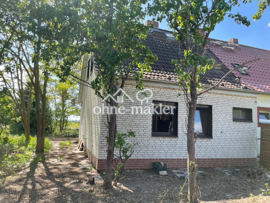 Rückfront des Hauses 