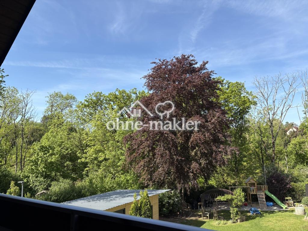 Blick vom Balkon
