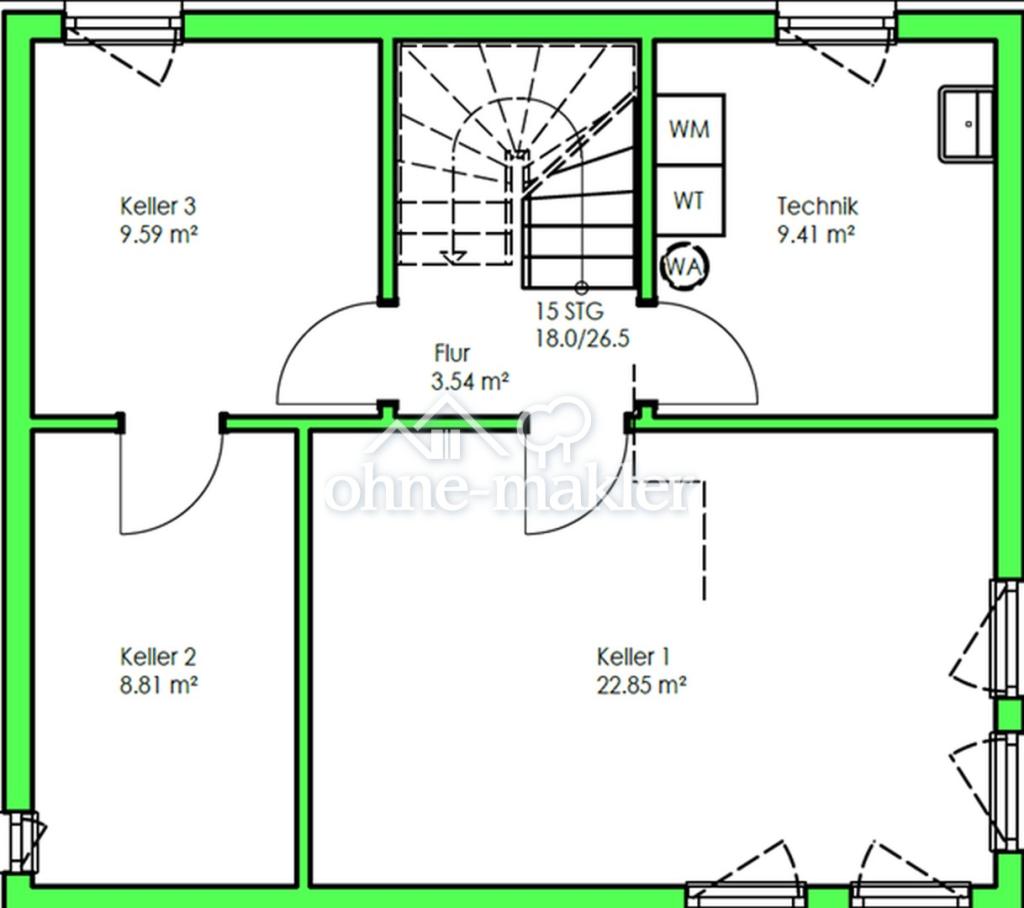 Grundriss UG