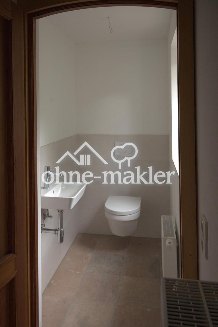 Toilette im Erdgeschoß