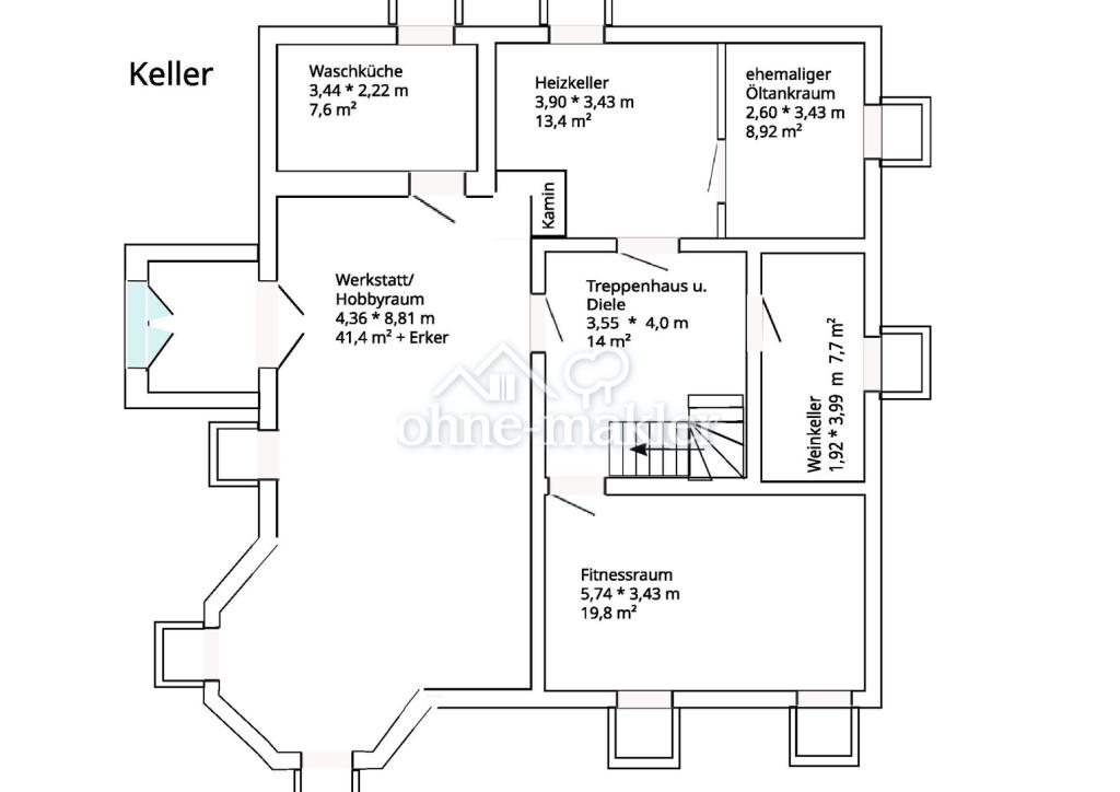 Bauplan Keller