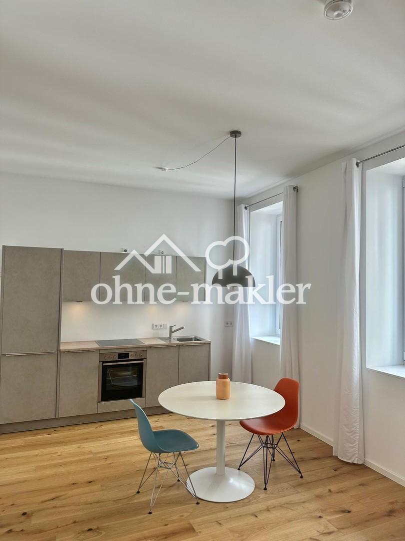 Dining area and kitchen