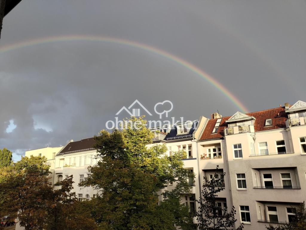 Blick vom Balkon