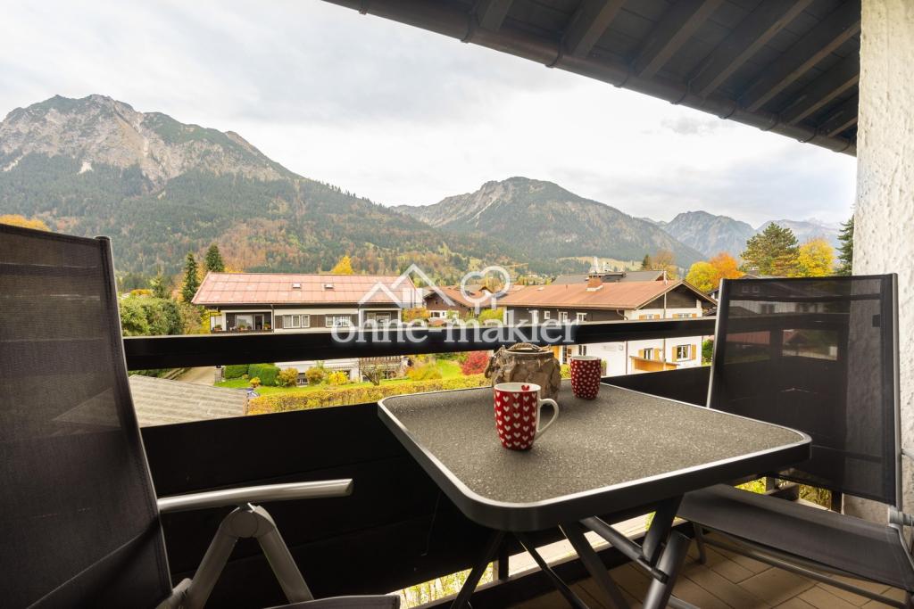 Blick vom Balkon