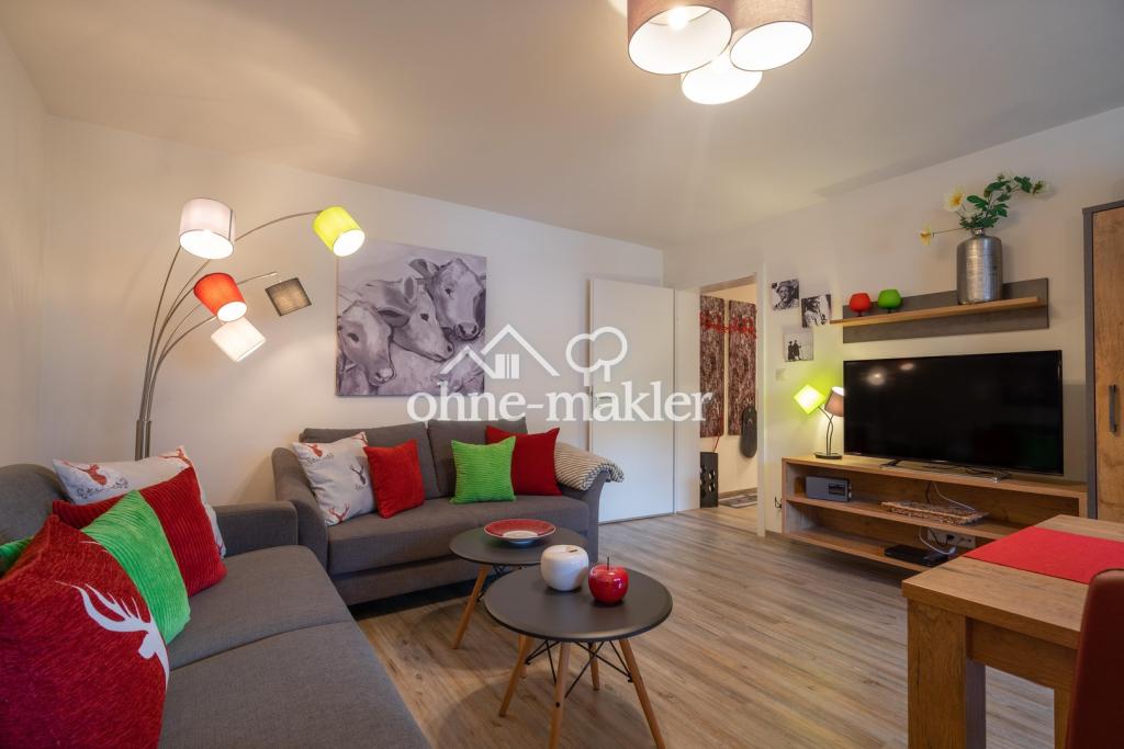 Wohnzimmer mit Schlafcouch