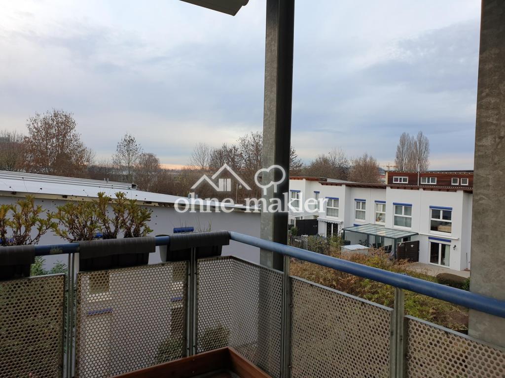 Blick vom Balkon
