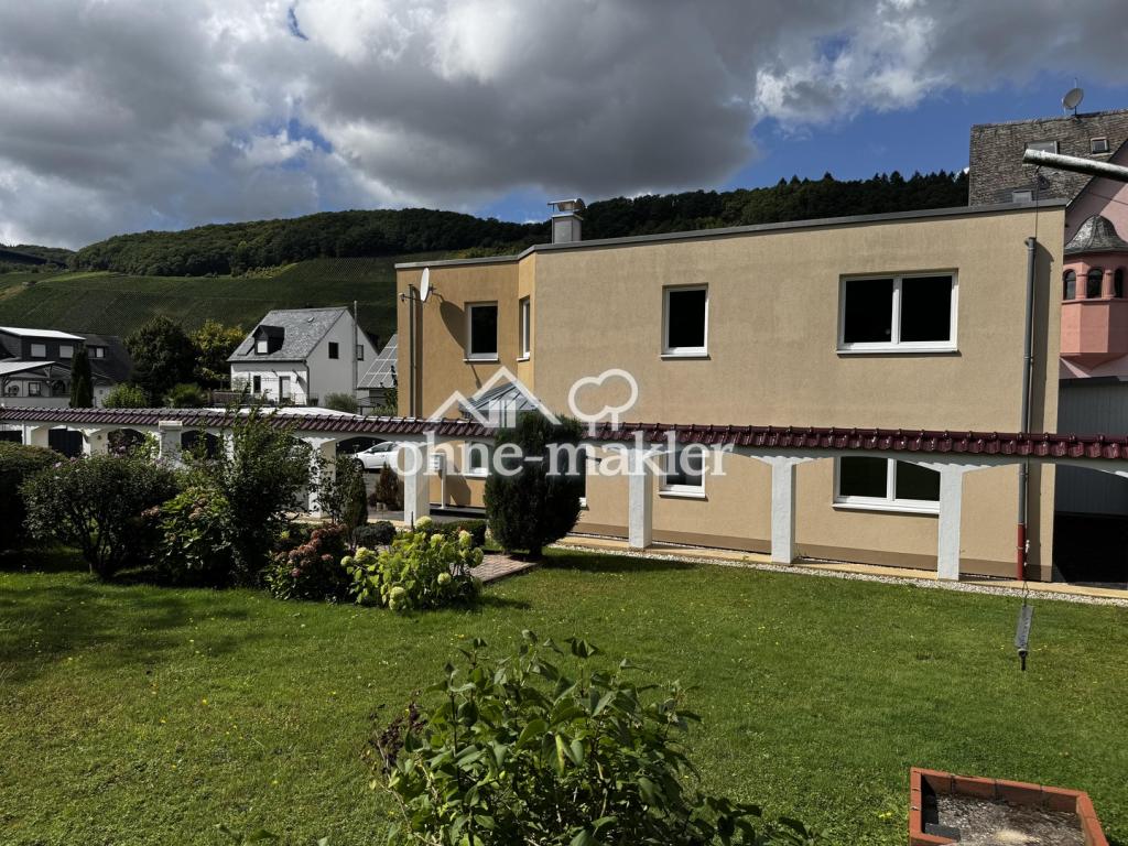 Blick aufs Haus aus den Garten