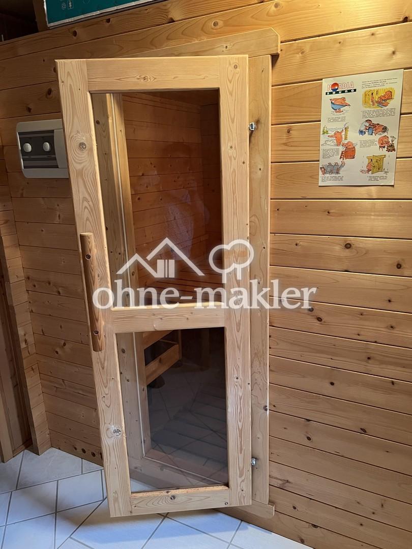 Sauna im Keller