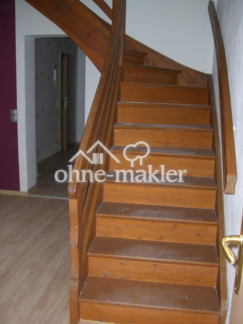 Wendeltreppe zum Wohnzimmer