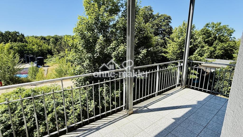 Blick vom Balkon