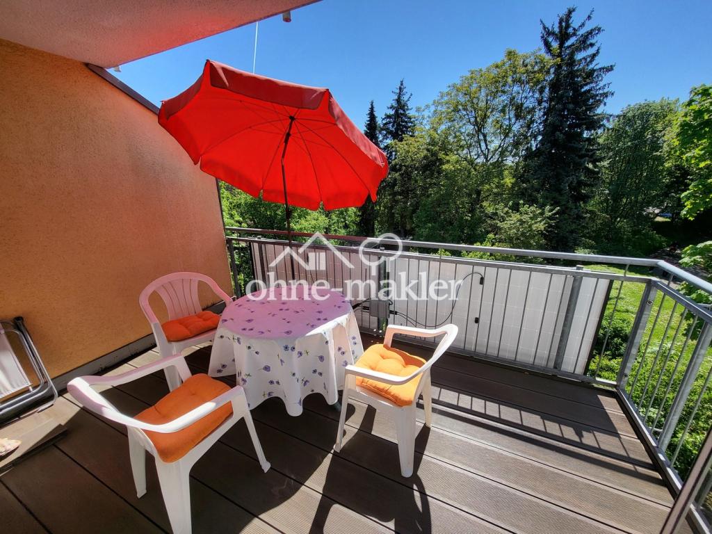 Balkon im Frühling