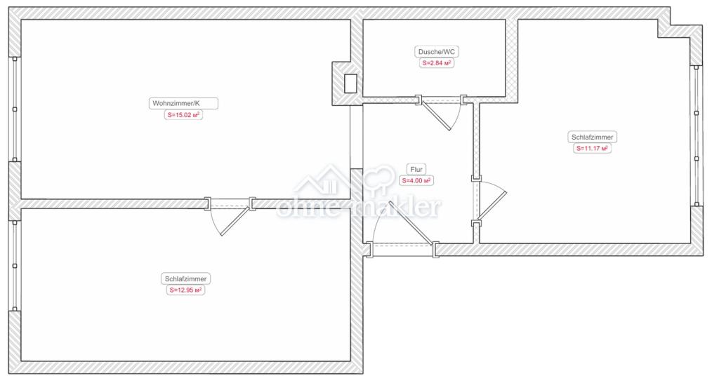Grundriss Wohnung