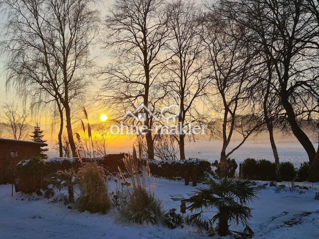 Sonnenuntergang vor dem WG    