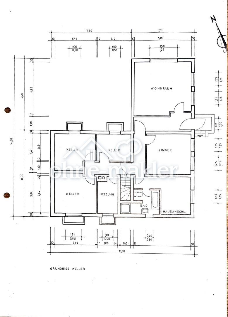 Grundriss Einliegerwohnung und
