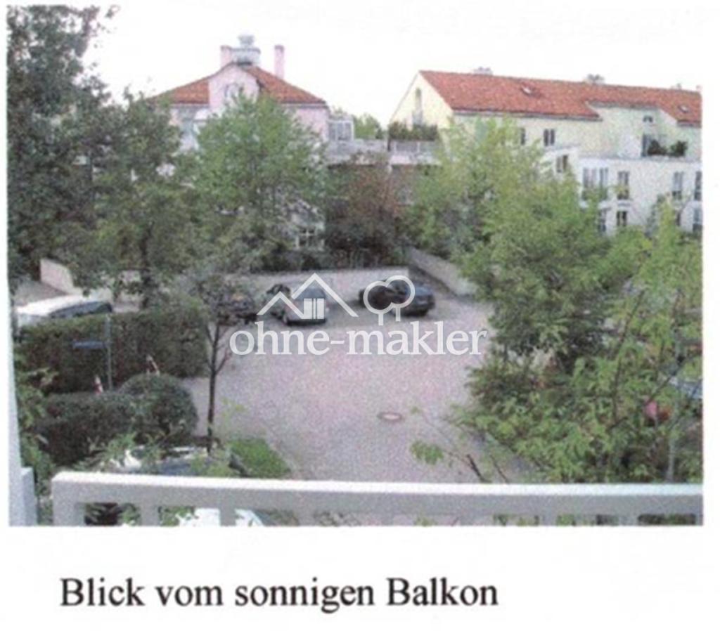 Blick vom Balkon