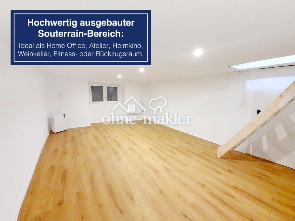 Ausgebauter Souterrain-Bereich